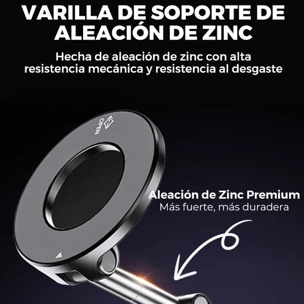 Soporte Magnético 360° con Ventosa – Fijación Súper Segura para Móvil