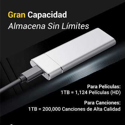 Disco Duro Externo Portátil – Compacto y Rápido