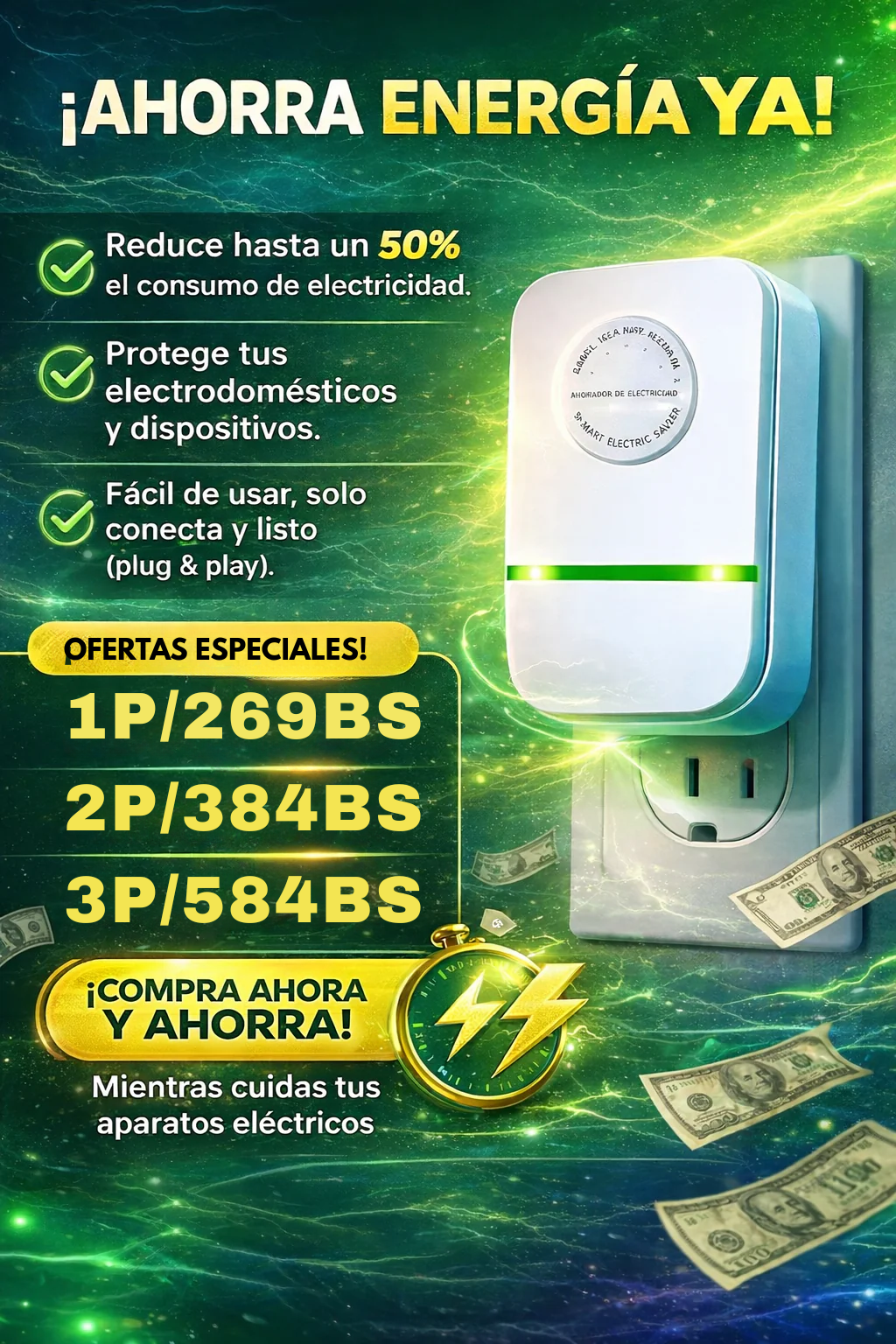 AHORRADOR DE ENERGÍA PRO