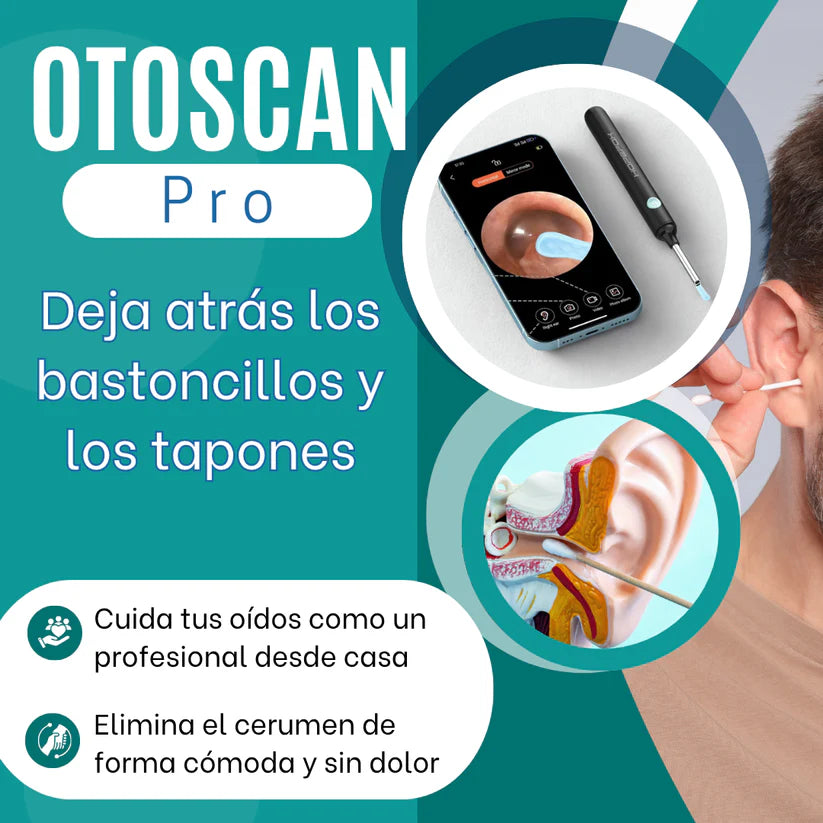 Otoscan Pro- Limpia tus Oídos sin Miedo