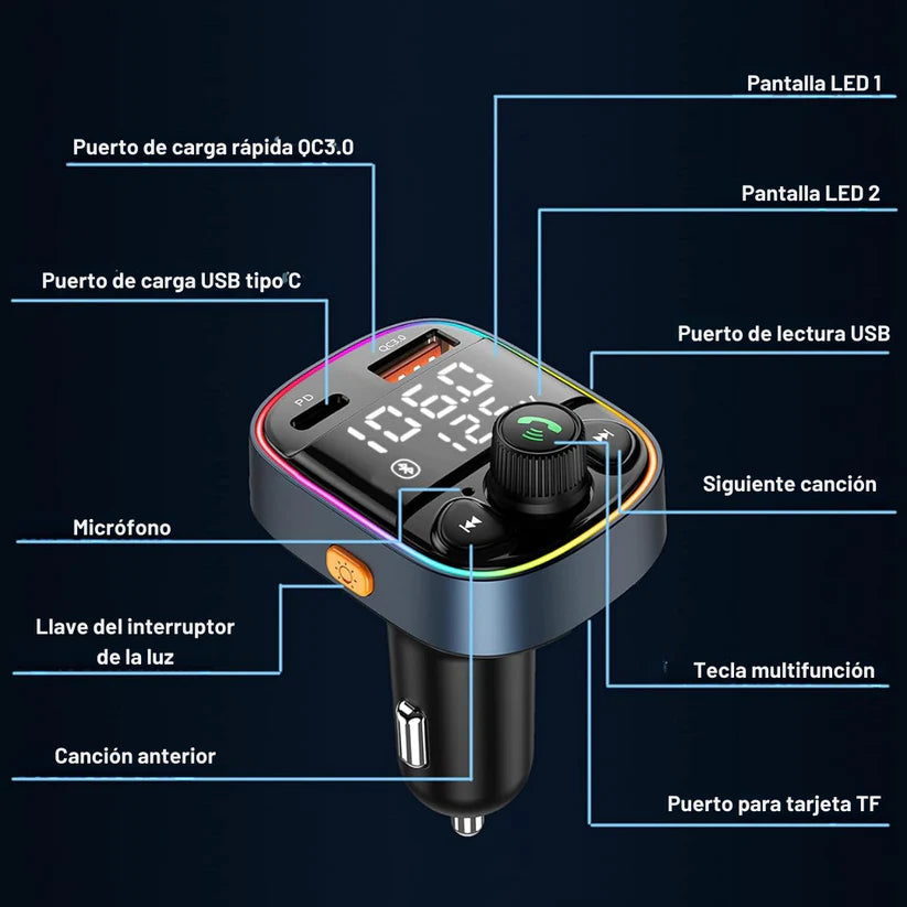 GXY G47 – Conduce con Estilo: Carga Rápida, Música sin Límites y Llamadas Manos Libres