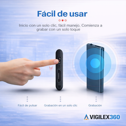 GhostVoice | mini grabadora de voz espía portátil.