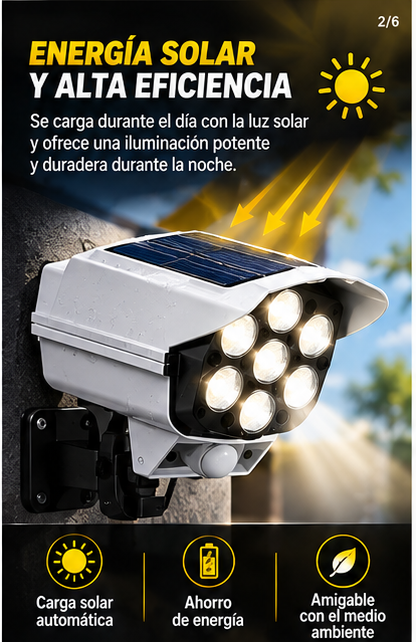 Kit Doble de Lámparas Solares CAMARACLIC® – Iluminación Inteligente con Sensor de Movimiento y Control Remoto