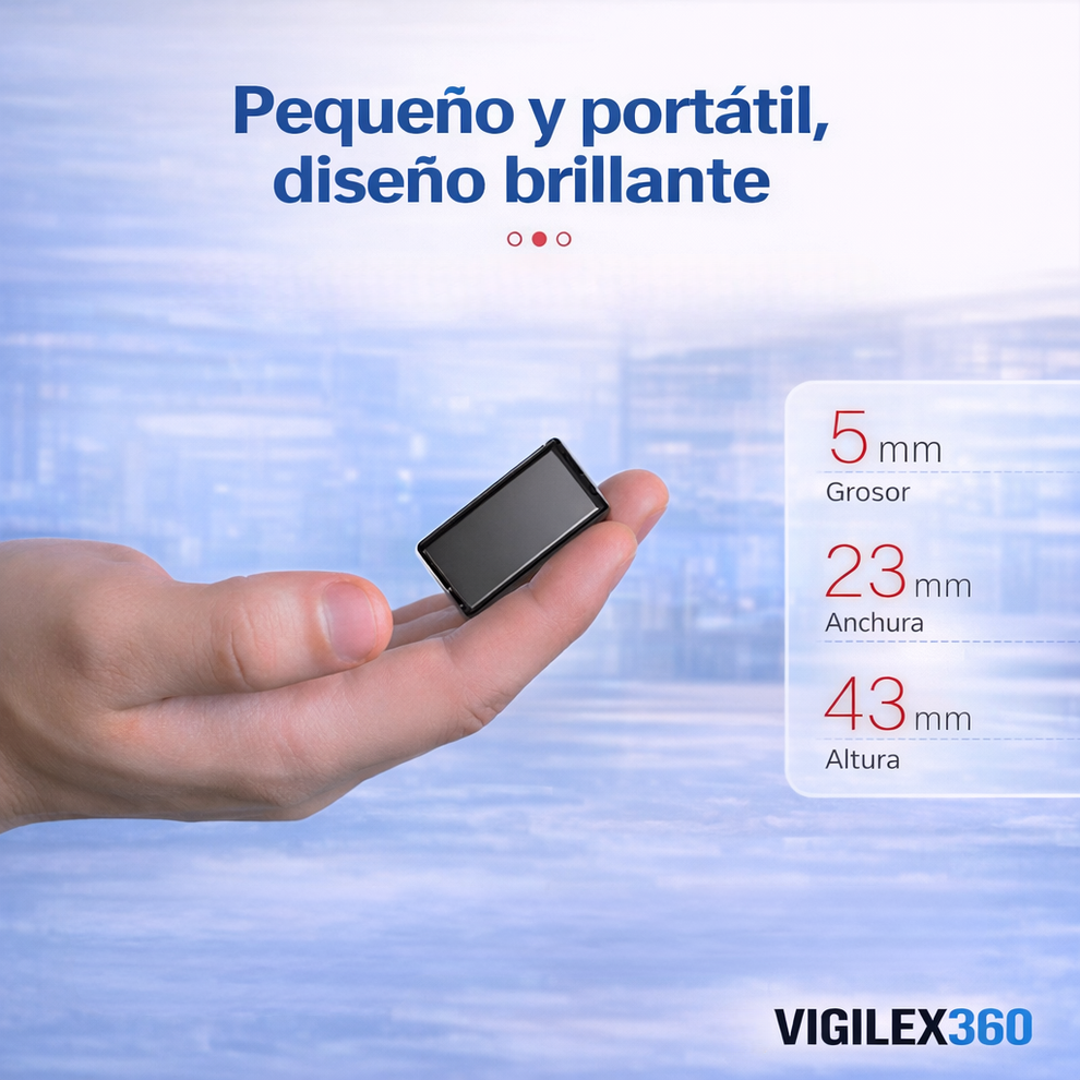 GhostVoice | mini grabadora de voz espía portátil.